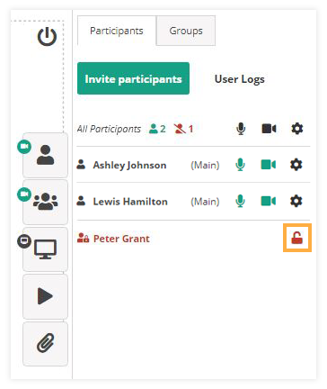 Participant Controls in the Virtual Classroom: Unban Participant Participant Controls in the Virtual Classroom: Unban Participant