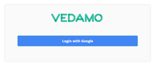 Permanent Links in the VEDAMO platform: users will this login screen if they follow the link for the session