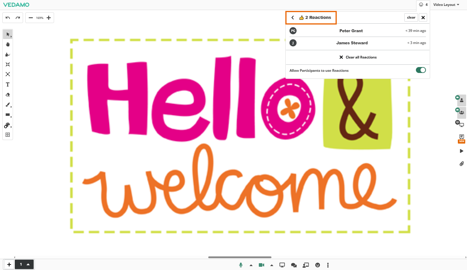 Emojis in the Virtual Classroom: Emoji counter