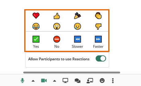 Emojis in the Virtual Classroom: List of all emojis
