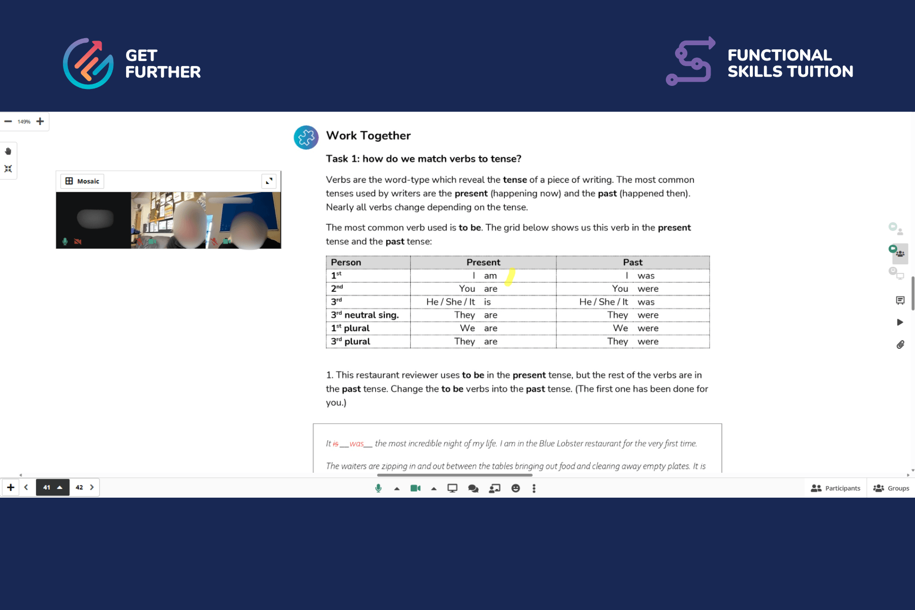 Get further online lessons with VEDAMO virtual classroom 